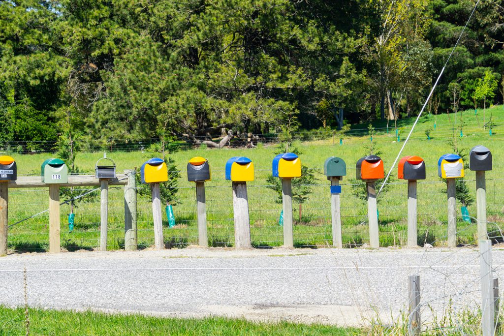 Rural NZ Letter Box